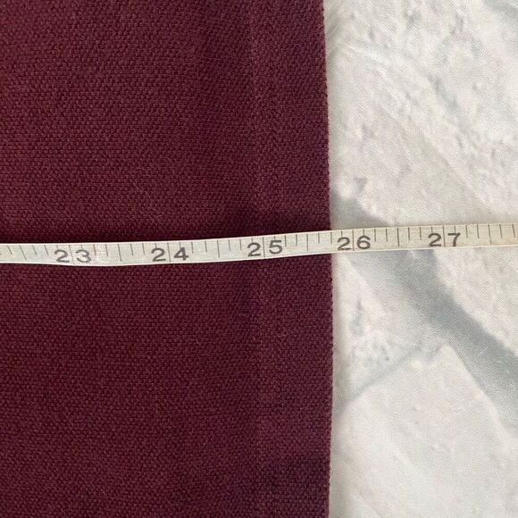 American Eagle outfitters men M 2 button polo athletic fit burgundy - Picture 9 of 9